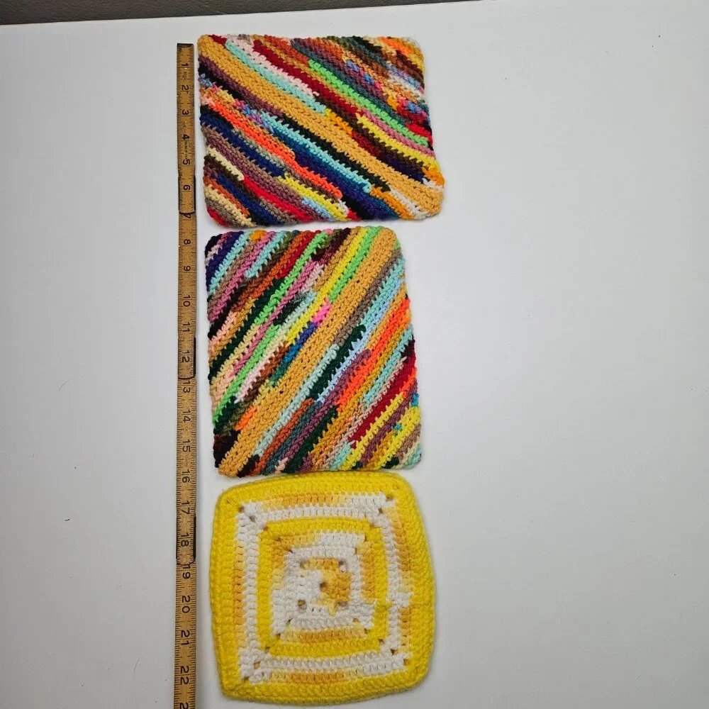 Handmade multicolor slightly
